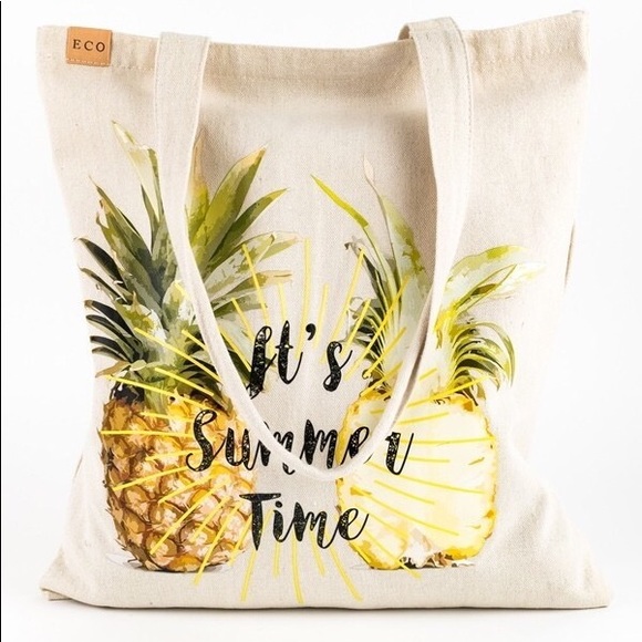 Handbags - 🎉RESTOCK🎉Eco Friendly Pineapple Summer Time Bag